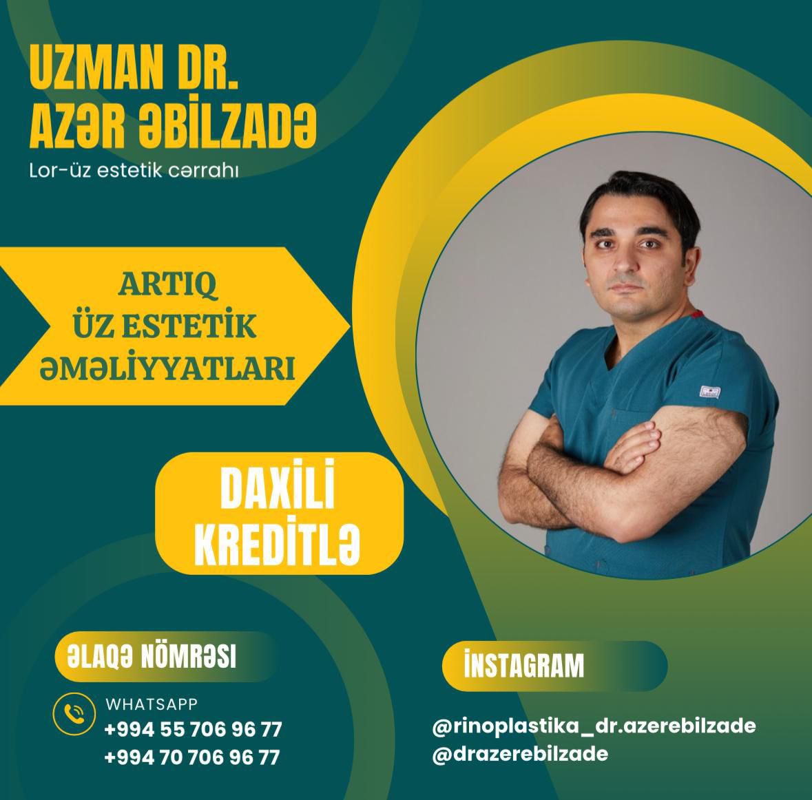 daxili kredit ilə üz estetik əməliyyatları