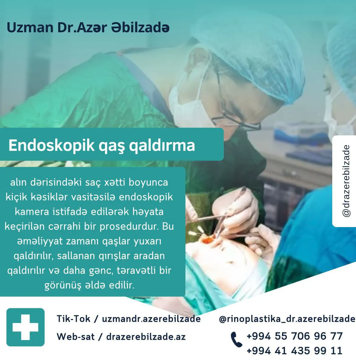 qaş qaldırma əməliyyatı